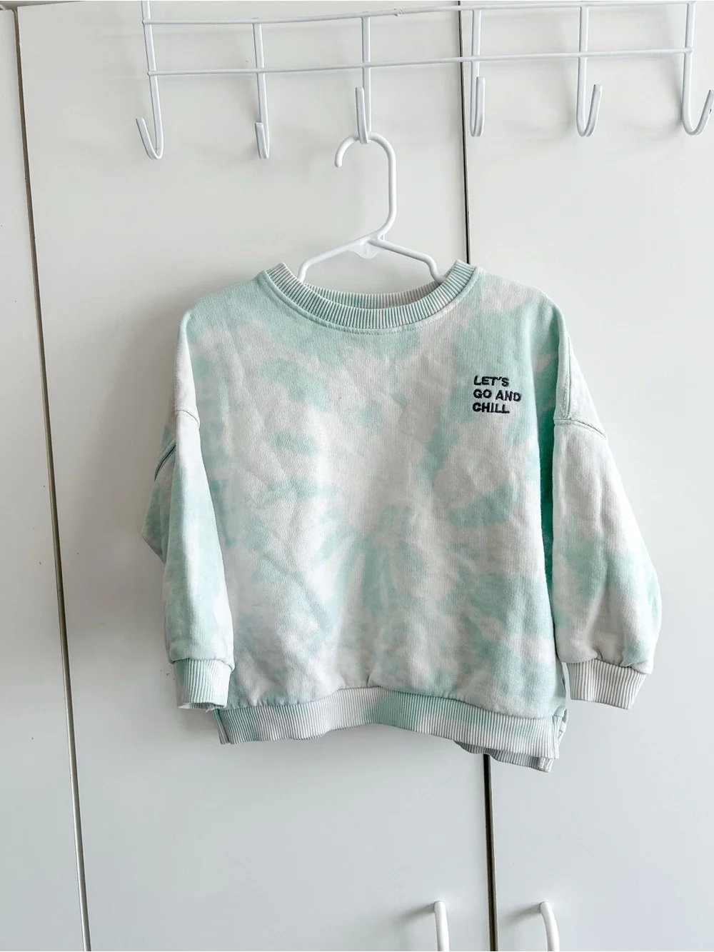 Zara Kids Tie-Dye Sweatshirt - Mint Green 